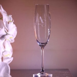 Taça de Champagne de Cristal